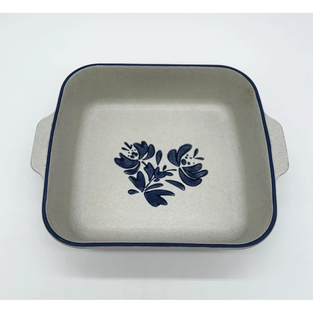 Pfaltzgraff Yorktowne 2‑Quart Square Baker Dish #237 Stoneware Casserole Dish 8